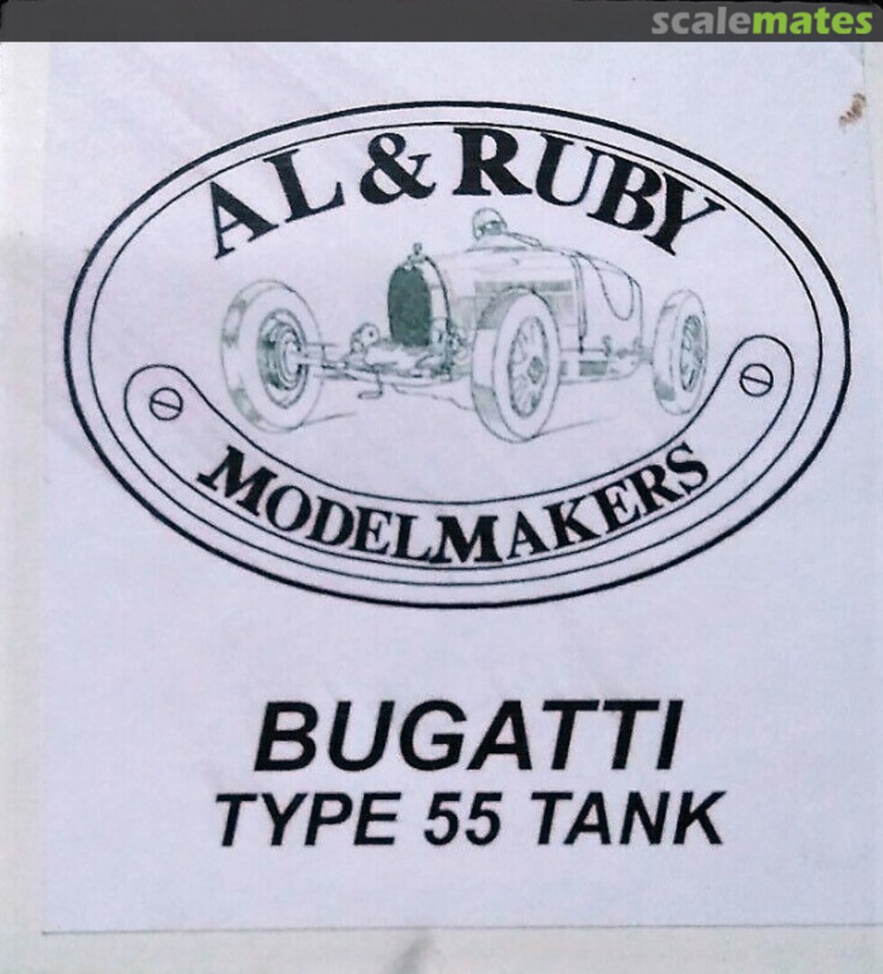 Boxart Bugatti T55 Tank Al & Ruby Modelmakers Boxart Bugatti T55 Tank Al & Ruby Modelmakers