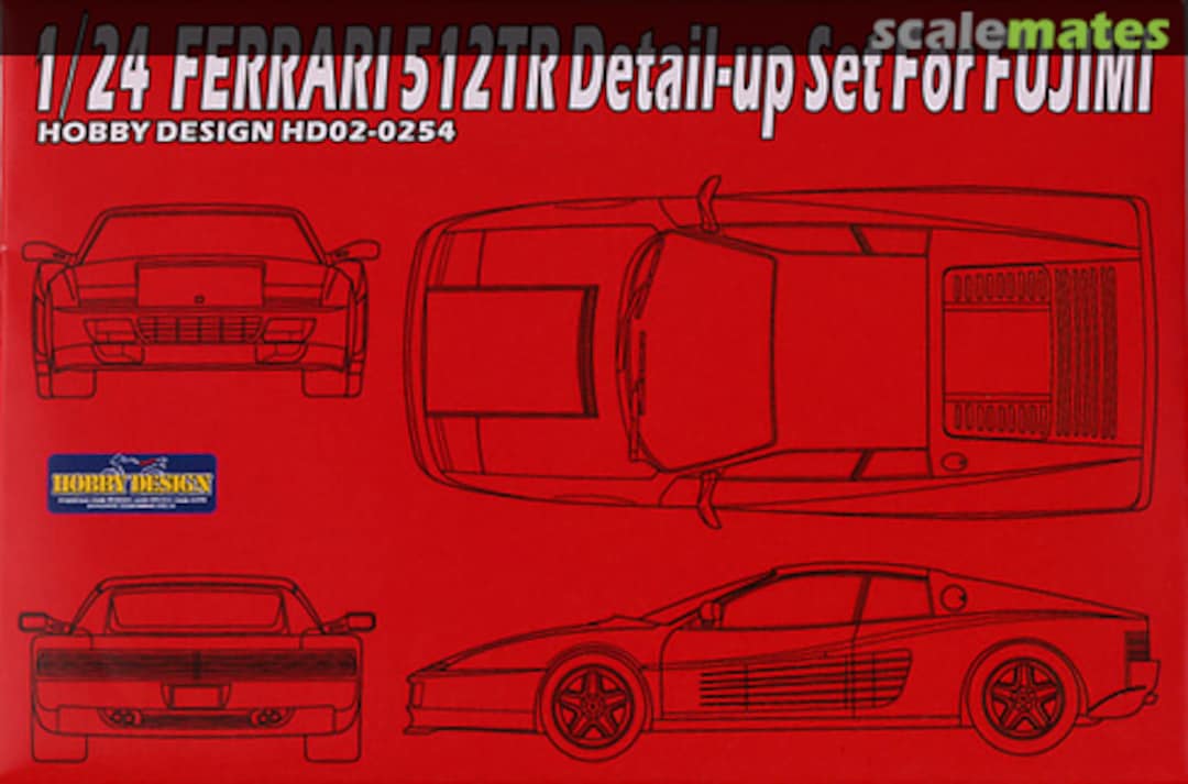 Boxart Ferrari 512R Detail-up Set for Fujimi HD02-254 Hobby Design Boxart Ferrari 512R Detail-up Set for Fujimi HD02-254 Hobby Design