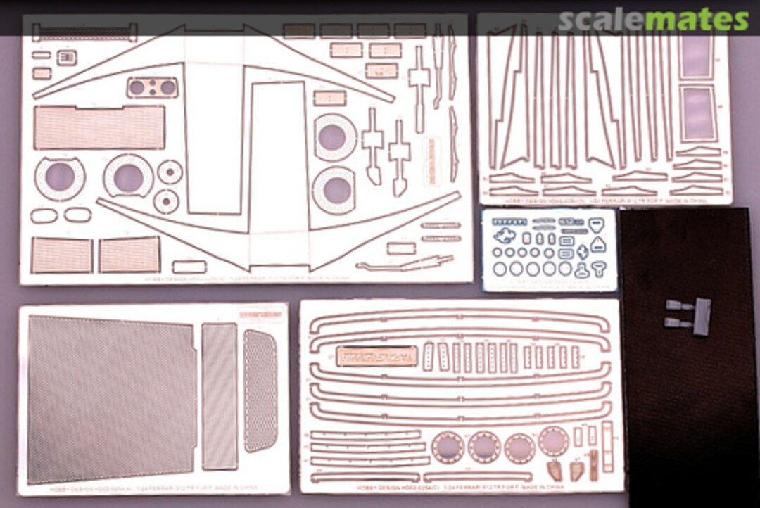 Contents Ferrari 512R Detail-up Set for Fujimi HD02-254 Hobby Design Contents Ferrari 512R Detail-up Set for Fujimi HD02-254 Hobby Design