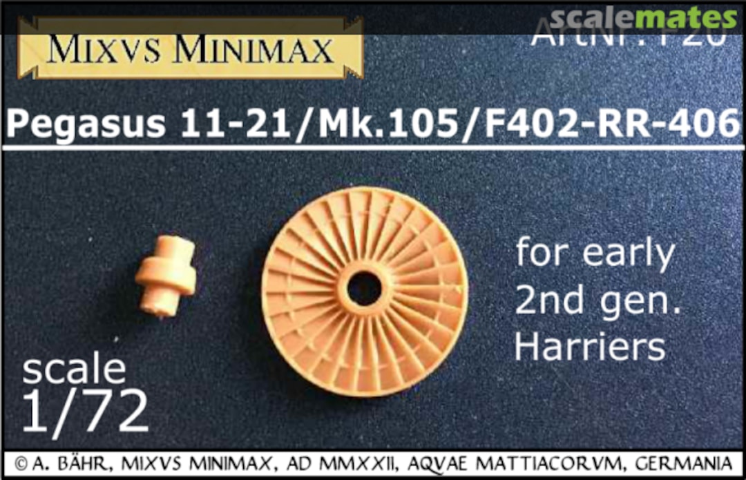 Boxart Fan Pegasus 11-21/ Mk.105 F20 Mixvs Minimax Boxart Fan Pegasus 11-21/ Mk.105 F20 Mixvs Minimax