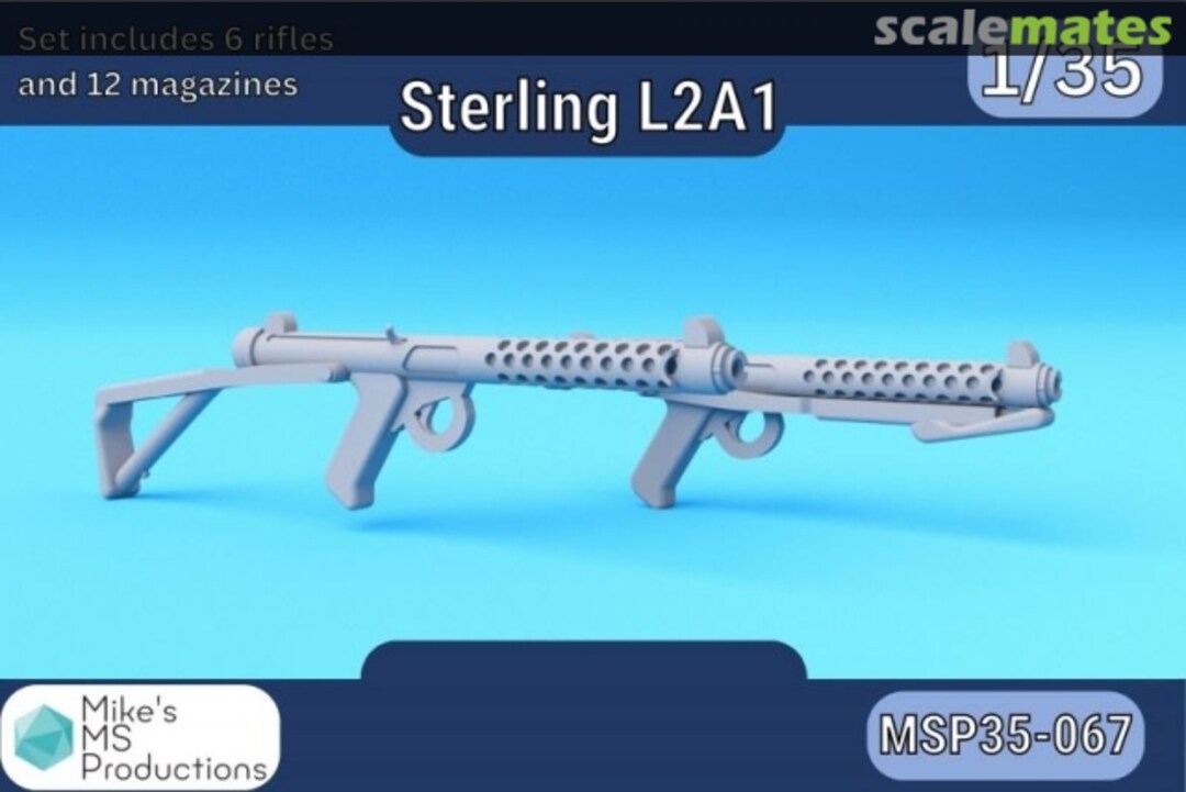 Boxart Sterling L2A1 MSP35-067 Mike's MS Productions Boxart Sterling L2A1 MSP35-067 Mike's MS Productions