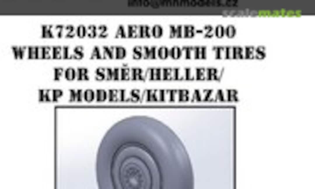 1:72 Aero MB-200 Wheels and Smooth Tires (MH Models K72032) K72032