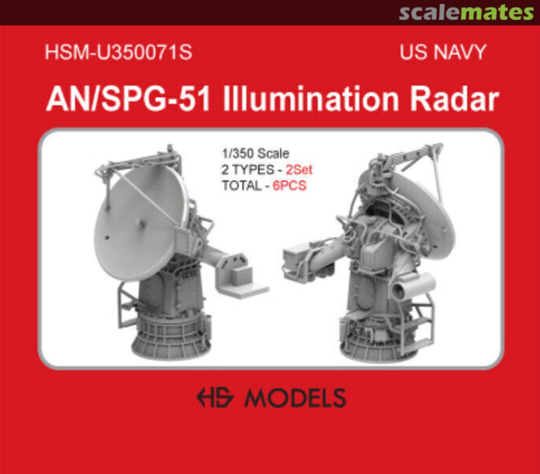 Boxart AN/SPG-51 Illuminator Radar HSM-U350071S HS Models