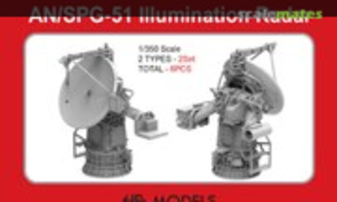 1:350 AN/SPG-51 Illuminator Radar (HS Models HSM-U350071S) HSM-U350071S