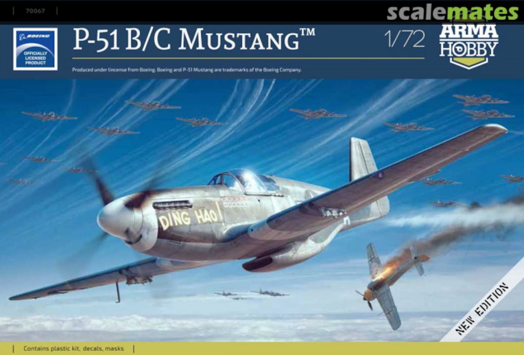 Boxart P-51 B/C Mustang 70067 Arma Hobby Boxart P-51 B/C Mustang 70067 Arma Hobby