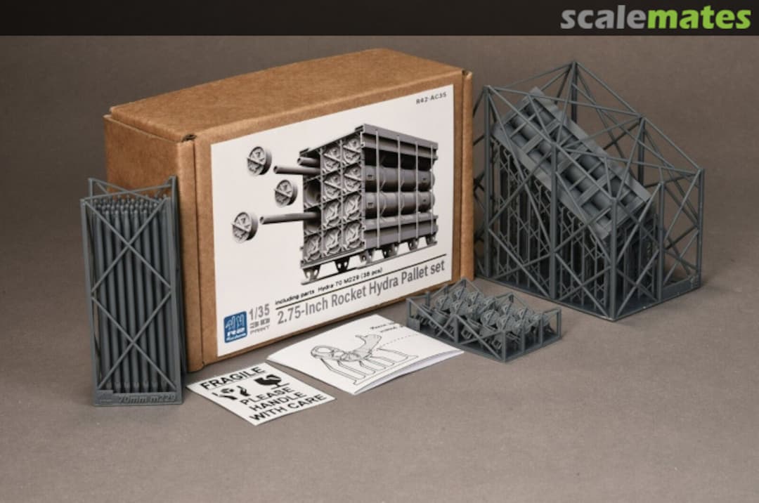 Contents 2.75 inch Rocket Hydra Pallet set with Hydra-70 R42-AC35 R2 Miniatures Contents 2.75 inch Rocket Hydra Pallet set with Hydra-70 R42-AC35 R2 Miniatures