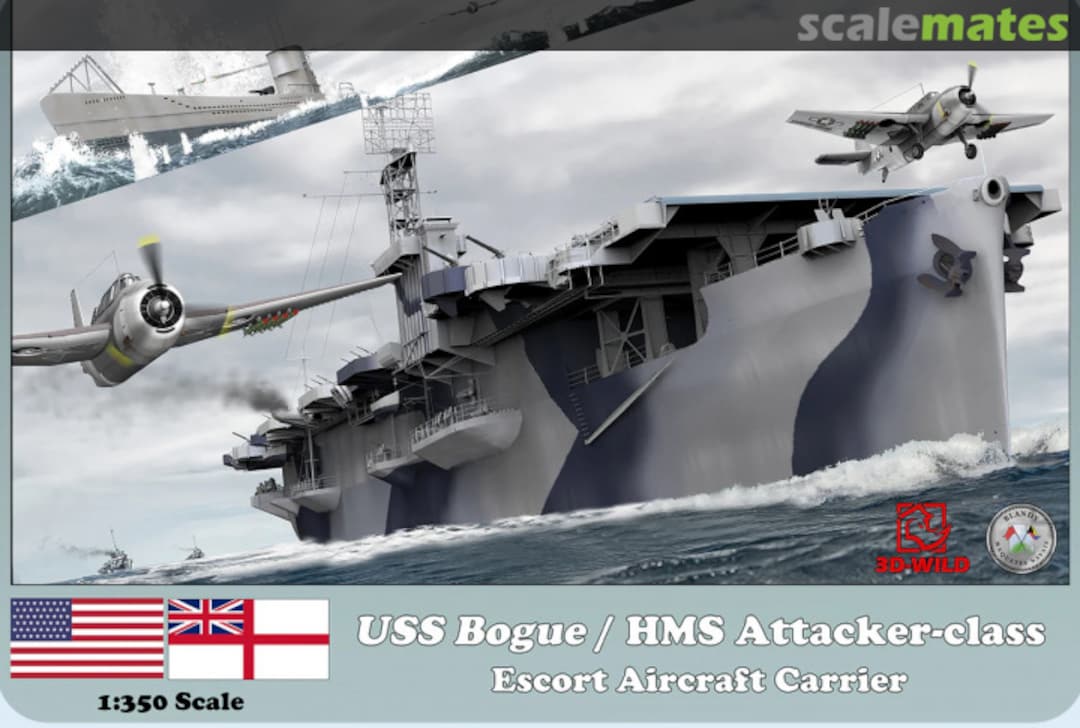 Boxart USS Bogue/Attacker BMN006 3D-Wild Boxart USS Bogue/Attacker BMN006 3D-Wild