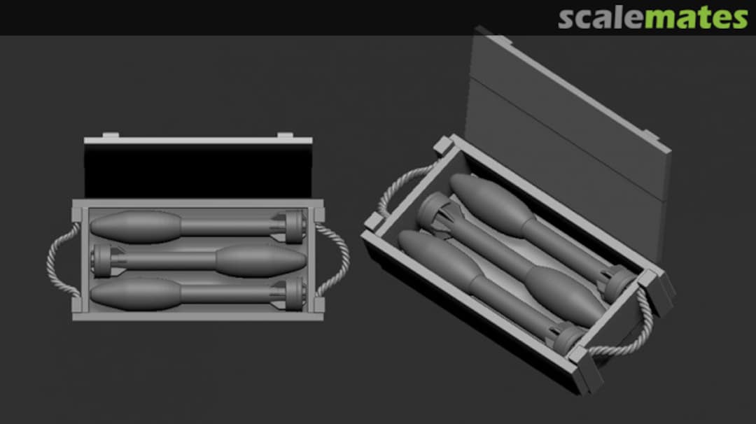 Boxart Box with 3.5" Ammunition for M20A Super Bazooka A006-48 Firma49 Boxart Box with 3.5" Ammunition for M20A Super Bazooka A006-48 Firma49