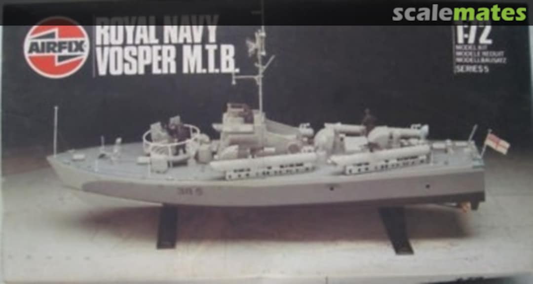 Boxart Royal Navy Vosper M.T.B. 9 05280 Airfix Boxart Royal Navy Vosper M.T.B. 9 05280 Airfix