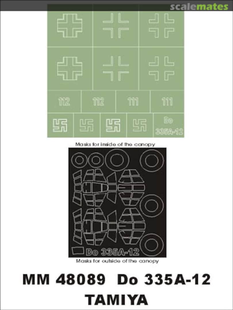 Boxart Dornier Do-335A-12 MM48089 Montex Boxart Dornier Do-335A-12 MM48089 Montex