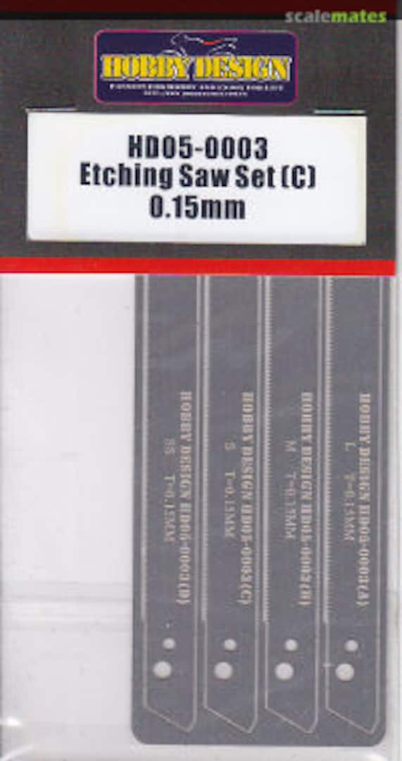 Boxart Etching Saw Set (C) 0.15mm HD05-0003 Hobby Design Boxart Etching Saw Set (C) 0.15mm HD05-0003 Hobby Design