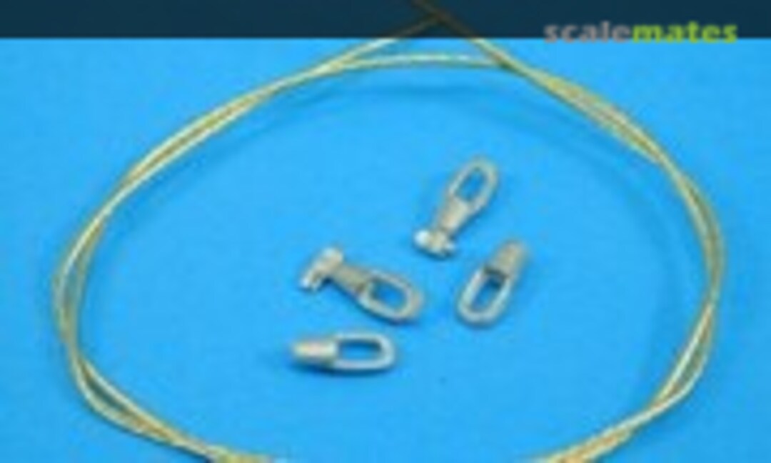 1:35 Modern British Tow Cables Metal Ends & Brass Wire (Accurate Armour A040) A040