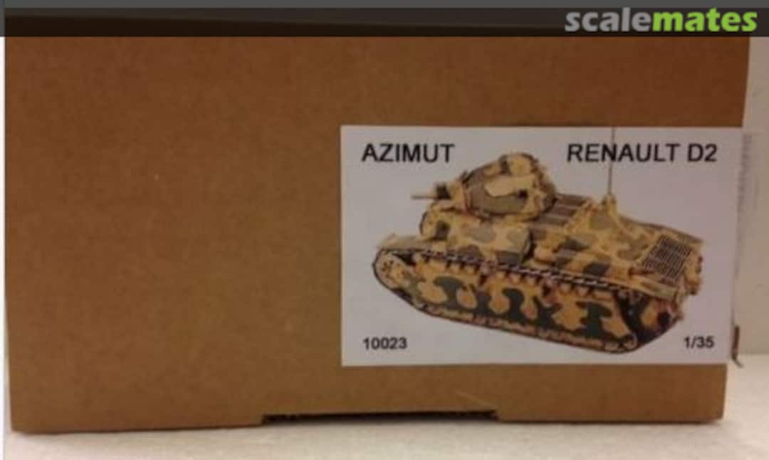 Boxart Renault D2 Tank 10023 Azimut Boxart Renault D2 Tank 10023 Azimut