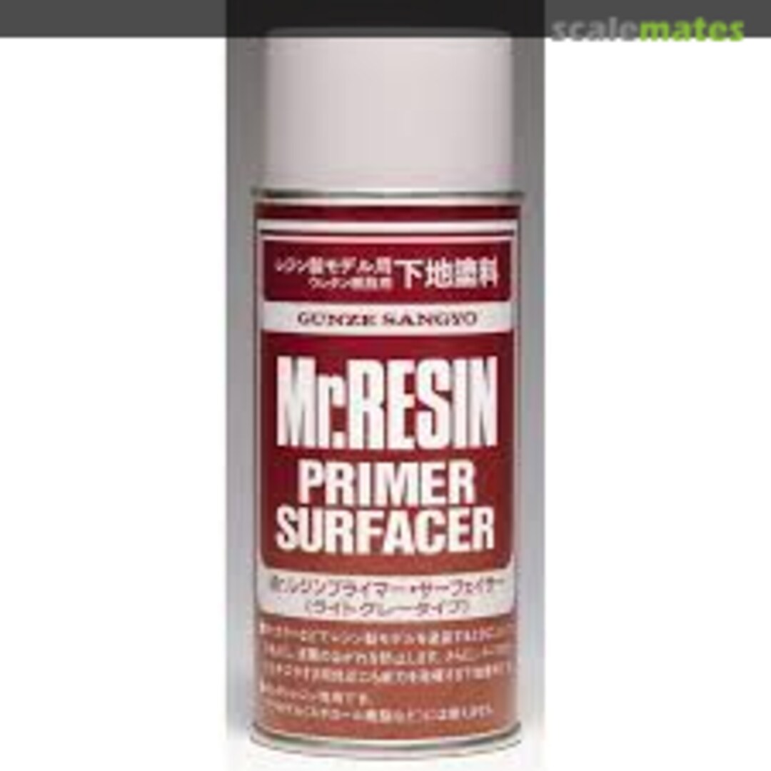 Boxart Mr. Resin Primer Sufacer Spray B517 Mr. Hobby Boxart Mr. Resin Primer Sufacer Spray B517 Mr. Hobby