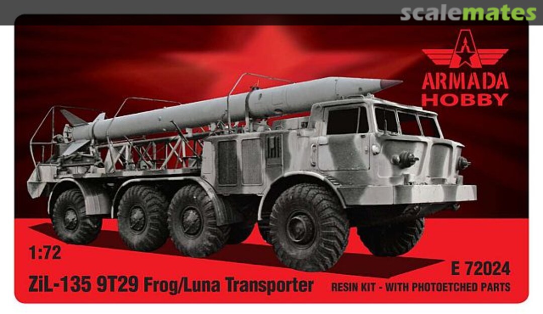 Boxart ZiL-135 9T29 Frog / Luna Transporter E72024 Armada Hobby Boxart ZiL-135 9T29 Frog / Luna Transporter E72024 Armada Hobby