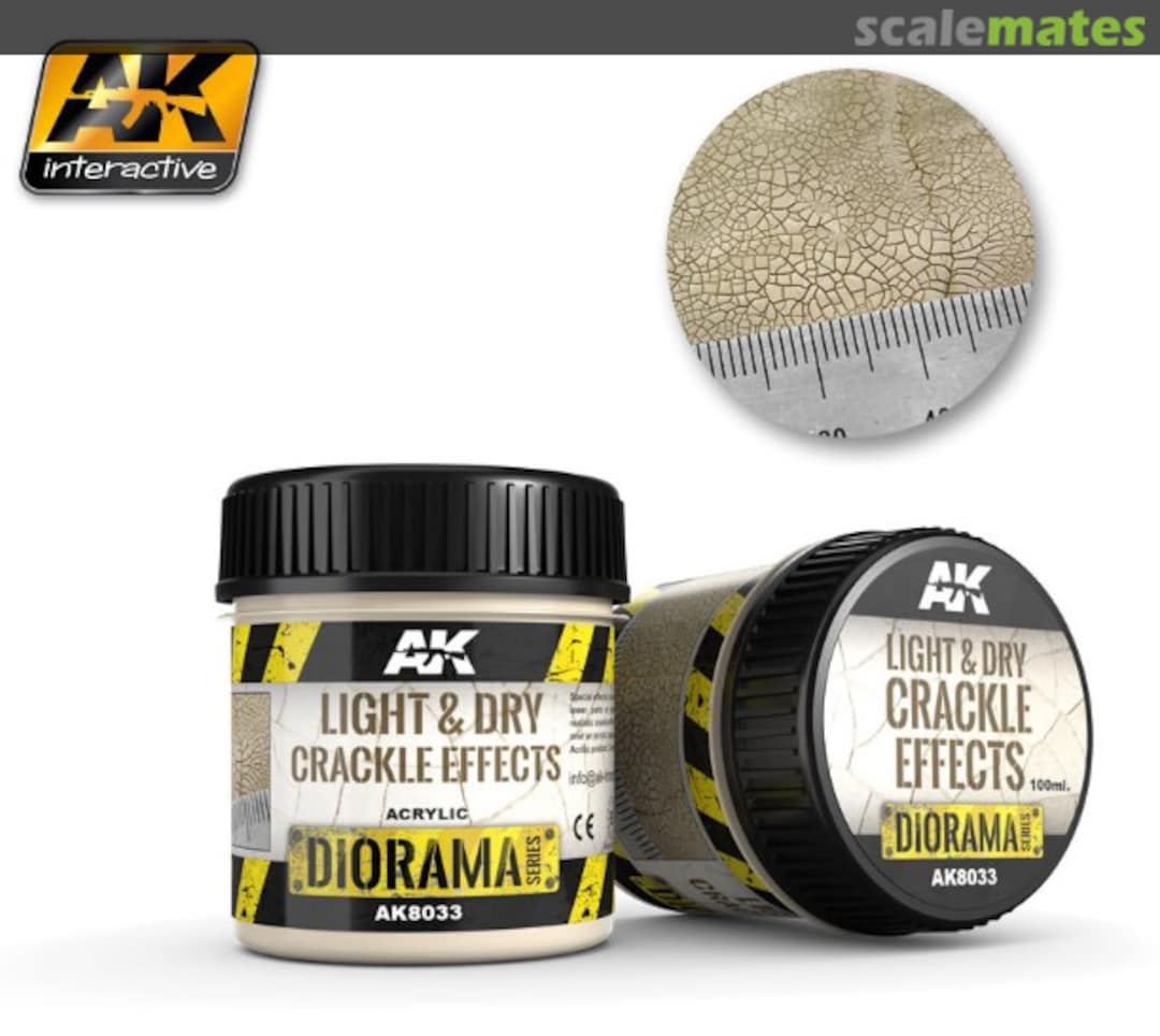 Boxart LIGHT & DRY CRACKLE EFFECTS 100ML AK 8033 AK Interactive Boxart LIGHT & DRY CRACKLE EFFECTS 100ML AK 8033 AK Interactive
