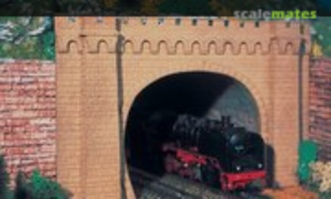 Tunnelportal 2 roads (Vollmer 42506)