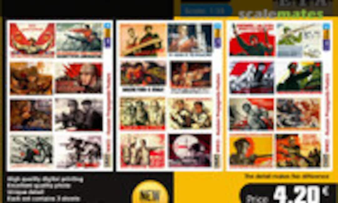 1:35 WWII Russian Posters (ETA Diorama Accessories 536) 536