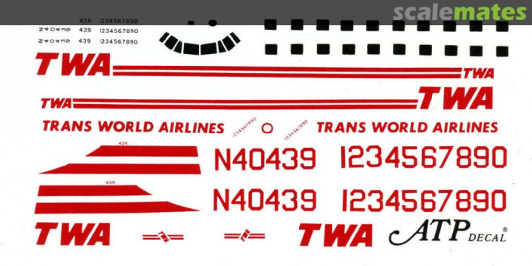 Boxart TWA Martin 4-0-4 AD5020 ATP Airliners America Boxart TWA Martin 4-0-4 AD5020 ATP Airliners America