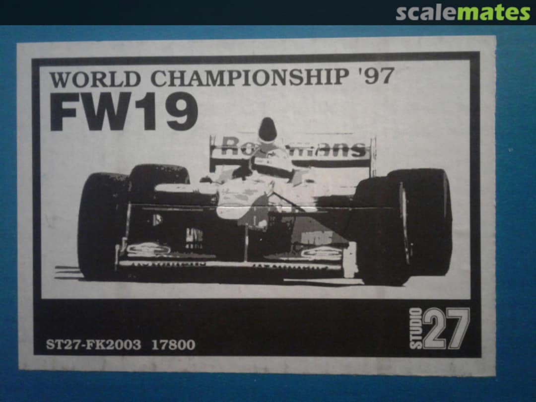 Boxart Williams FW19 Australian GP 1997 ST27-FK2003 Studio27