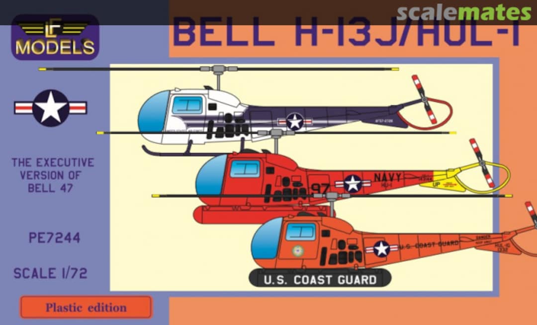 Boxart Bell H-13J/HUL-1 PE7244 LF Models