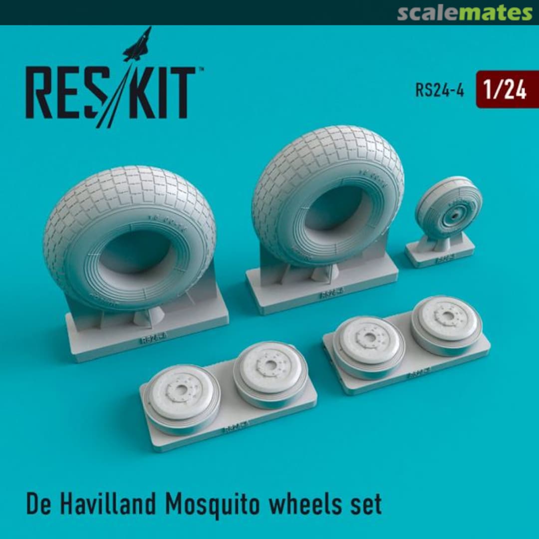 Boxart de Havilland Mosquito Wheels RS24-0004 ResKit Boxart de Havilland Mosquito Wheels RS24-0004 ResKit
