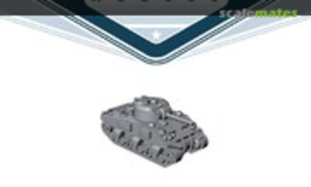 USN Sherman Tanks - 3D Printed (Blue Ridge Models BRM-10042)