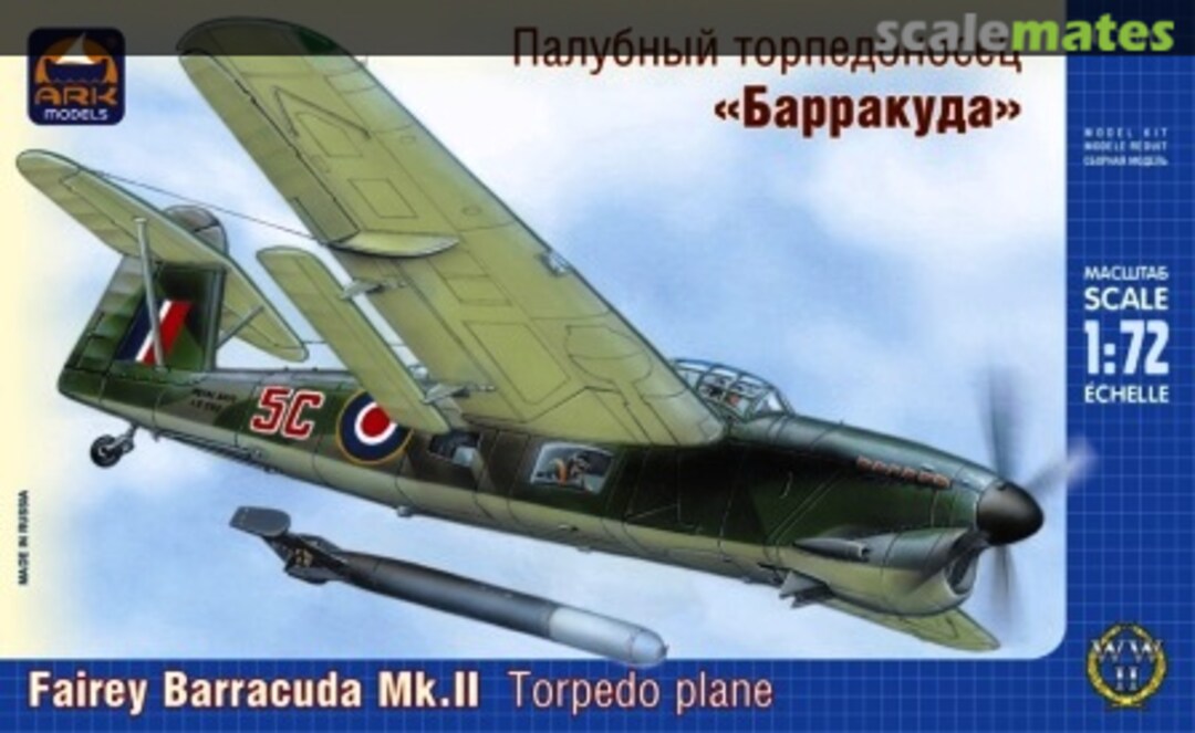Boxart Fairey Barracuda Mk.II 72010 Ark Models Boxart Fairey Barracuda Mk.II 72010 Ark Models