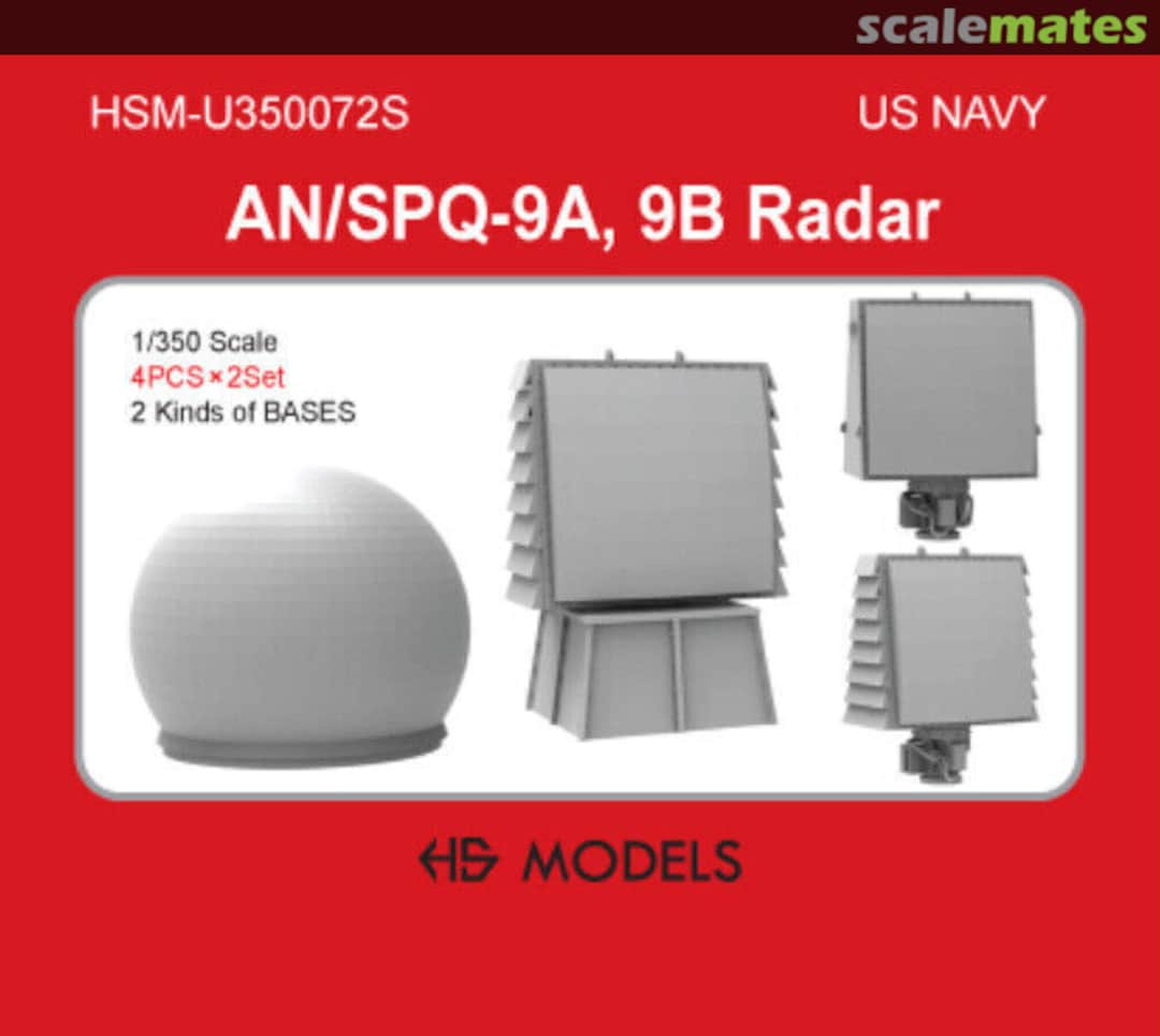 Boxart AN/SPQ-9A, 9B Radar HSM-U350072S HS Models Boxart AN/SPQ-9A, 9B Radar HSM-U350072S HS Models
