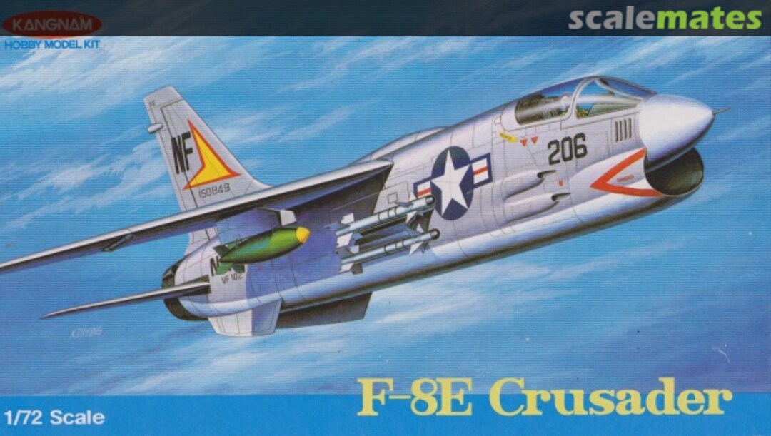Boxart F-8E Crusader 7124 Kangnam Boxart F-8E Crusader 7124 Kangnam