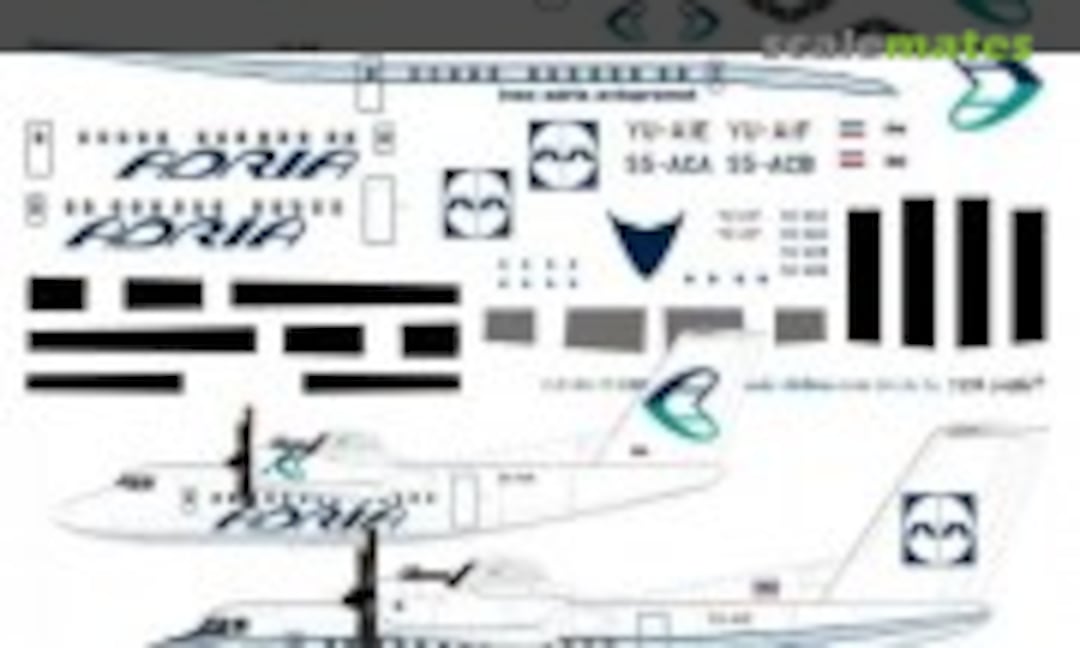 1:144 Inex-Adria DHC-7 (Classic Airlines CA144-713) CA144-713