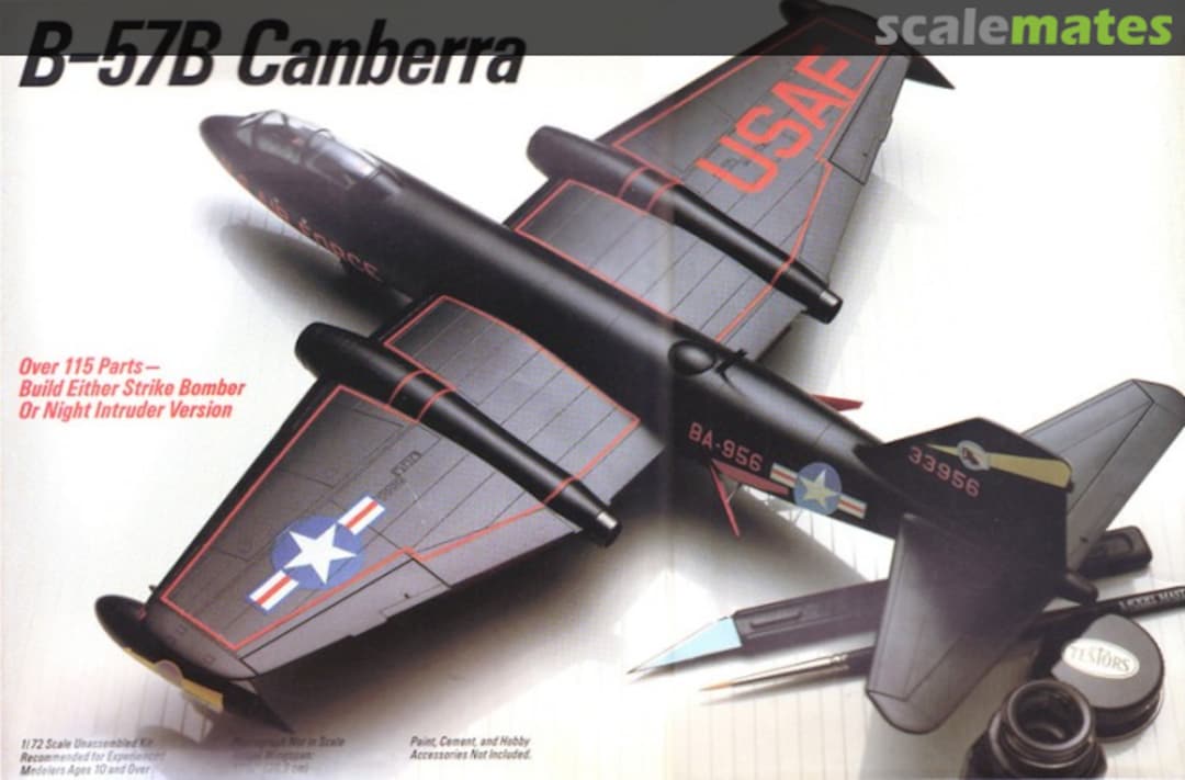 Boxart B-57B Canberra 698 Testors Boxart B-57B Canberra 698 Testors