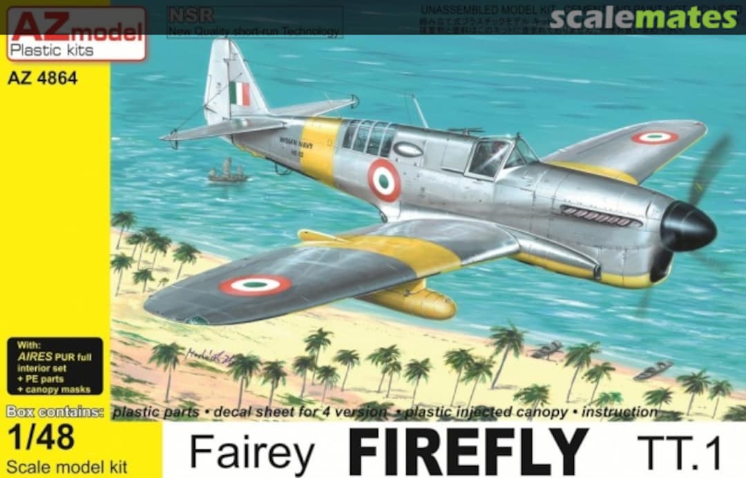 Boxart Fairey Firefly TT.1 AZ4864 AZmodel Boxart Fairey Firefly TT.1 AZ4864 AZmodel