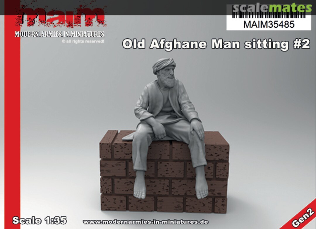 Boxart Old Afghane Man sitting #2 MAIM35485 MAiM Boxart Old Afghane Man sitting #2 MAIM35485 MAiM