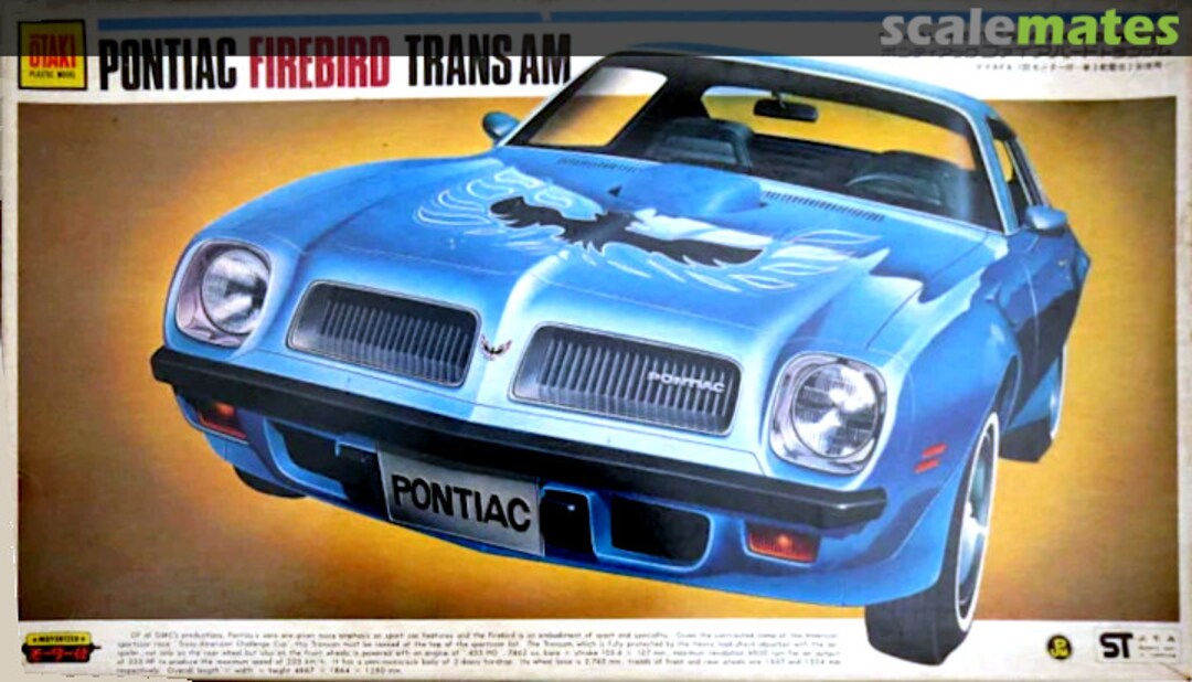 Boxart Pontiac Firebird Trans Am OT3-62 Otaki Boxart Pontiac Firebird Trans Am OT3-62 Otaki