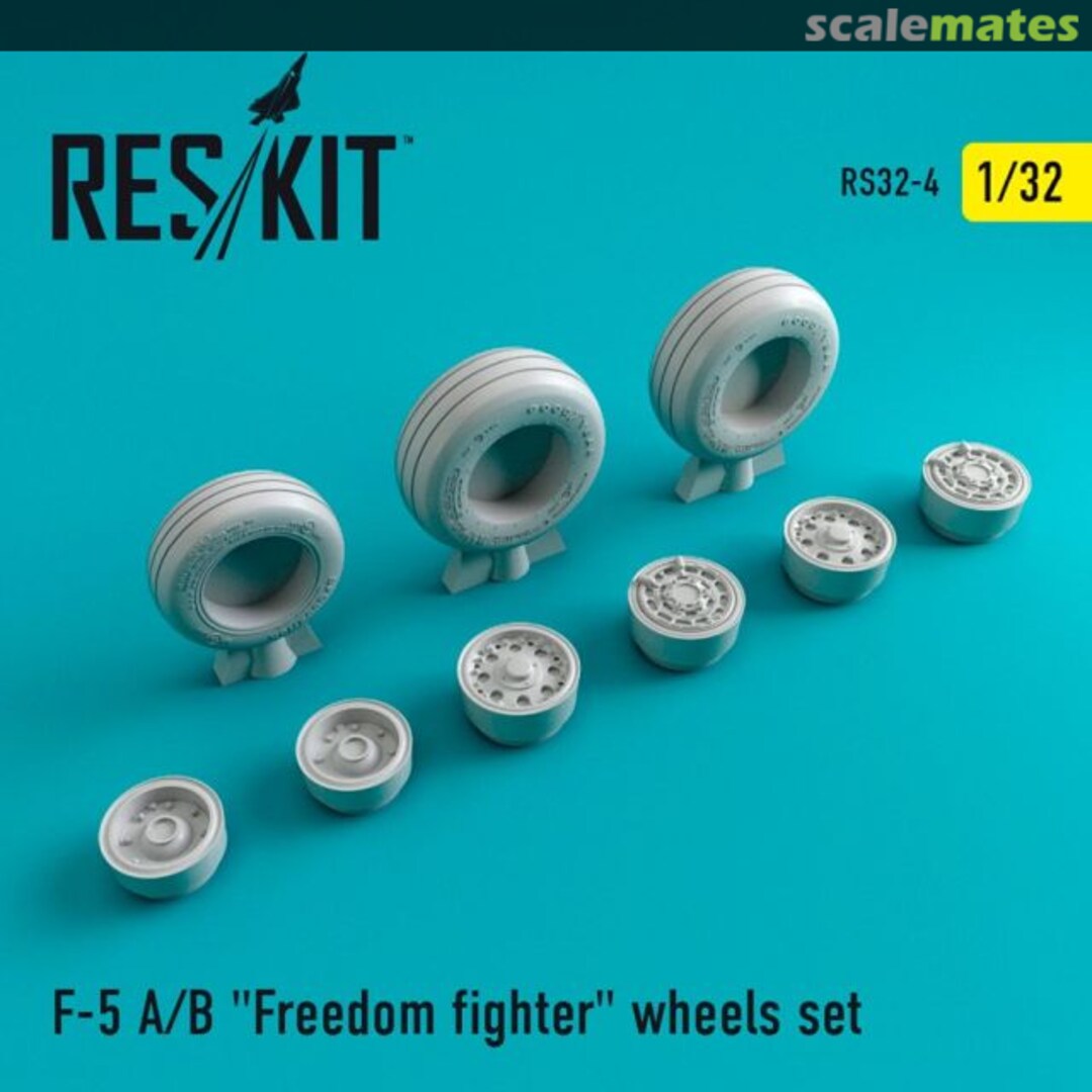 Boxart F-5A/B Freedom Fighter wheels set RS32-0004 ResKit