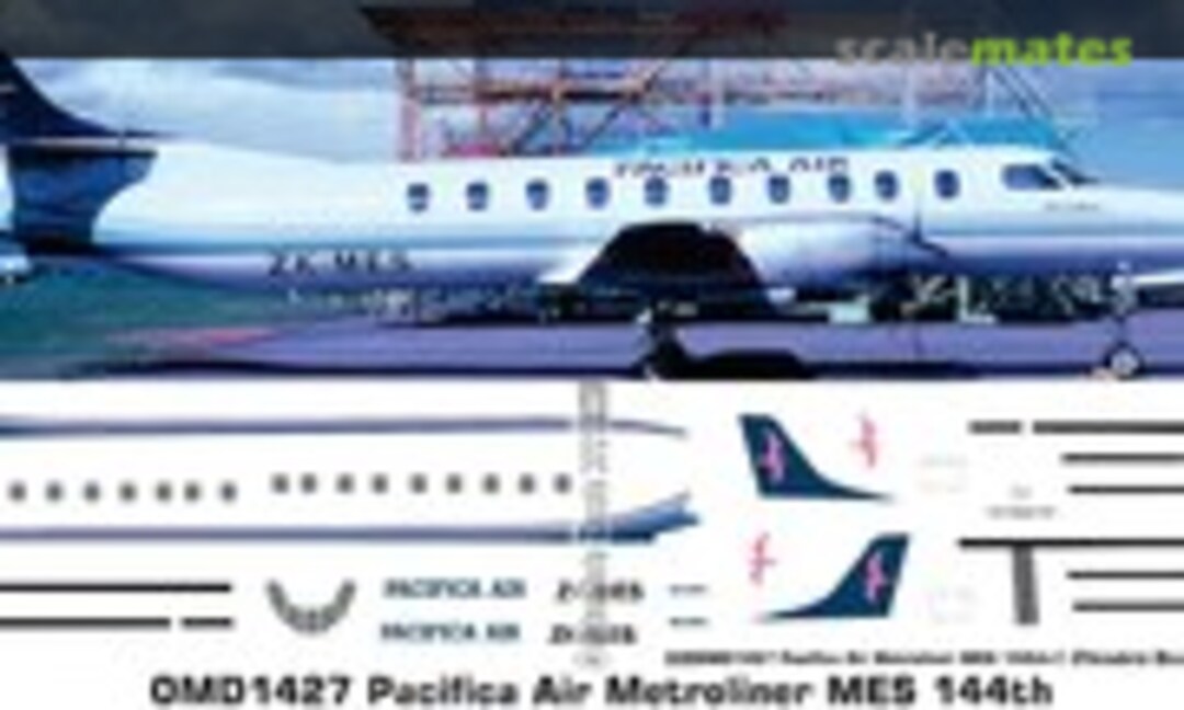 1:144 Pacifica Air Metroliner MES (Oldmodels Decals OMD1427) OMD1427