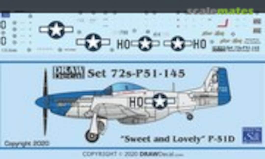 1:72 “Sweet and Lovely” P-51D (Draw Decal 72-P51-145) 72-P51-145