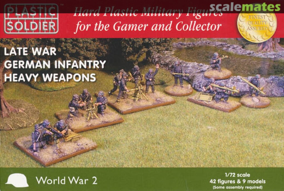 Boxart Late War German Infantry Heavy Weapons WW2020005 Plastic Soldier