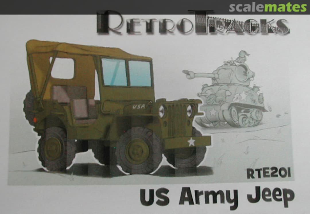 Boxart US Army Jeep (Chibi / SD) RTE201 RetroTracks Boxart US Army Jeep (Chibi / SD) RTE201 RetroTracks