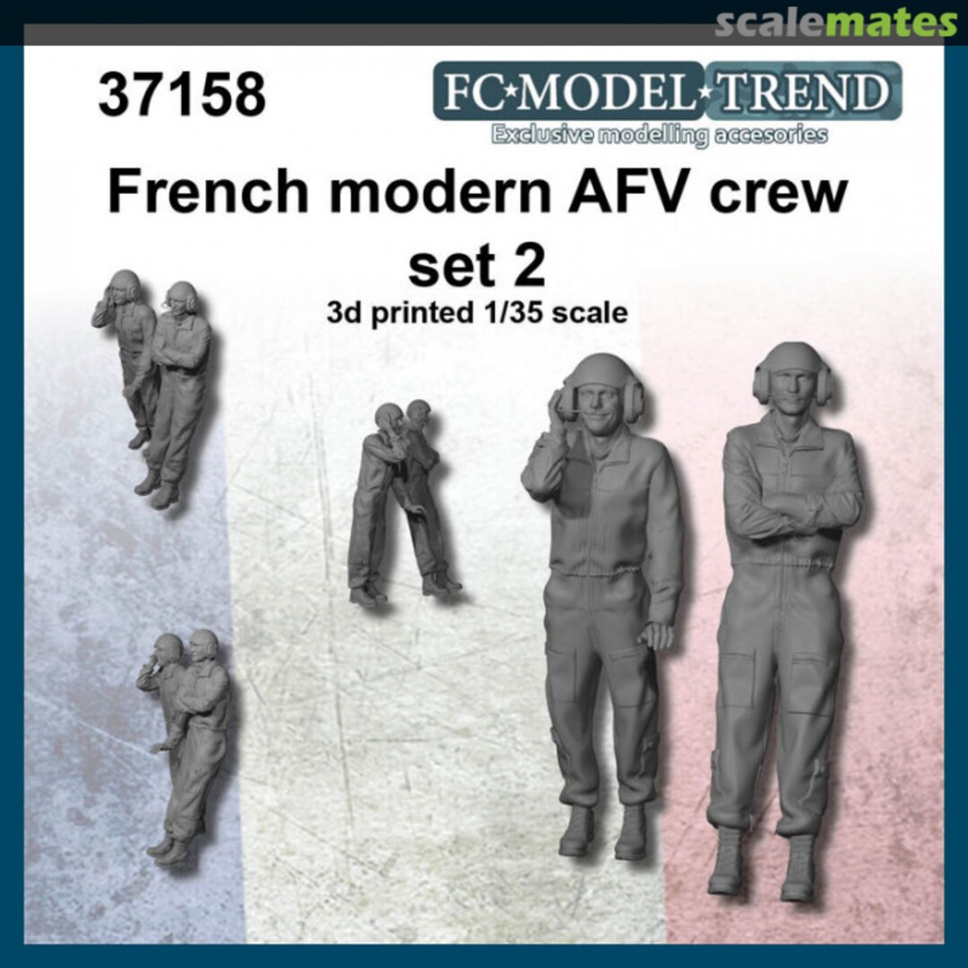 Boxart Modern AFV Crew Set 2 37158 FC Model Trend