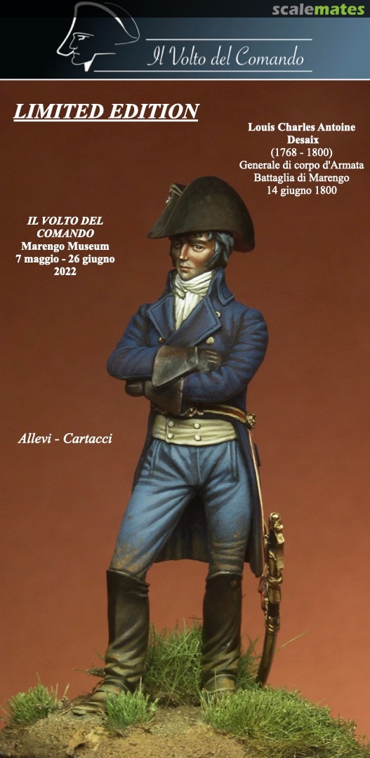 Boxart Louis Charles Antoine DESAIX (1768-1800) Generale di corpo d'armata Battaglia 14 giugno 1800 di Marengo None Il Volto del comando Boxart Louis Charles Antoine DESAIX (1768-1800) Generale di corpo d'armata Battaglia 14 giugno 1800 di Marengo None Il Volto del comando
