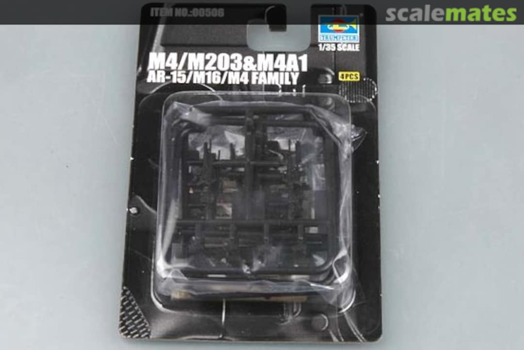Boxart M4/M203 & M4A1 00506 Trumpeter