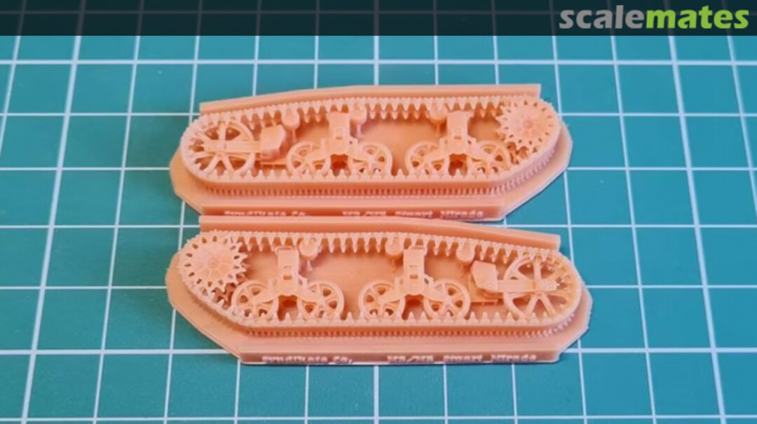 Boxart Suspension /tracks/ for M3 Stuart for Mirage  Syndikate Co.