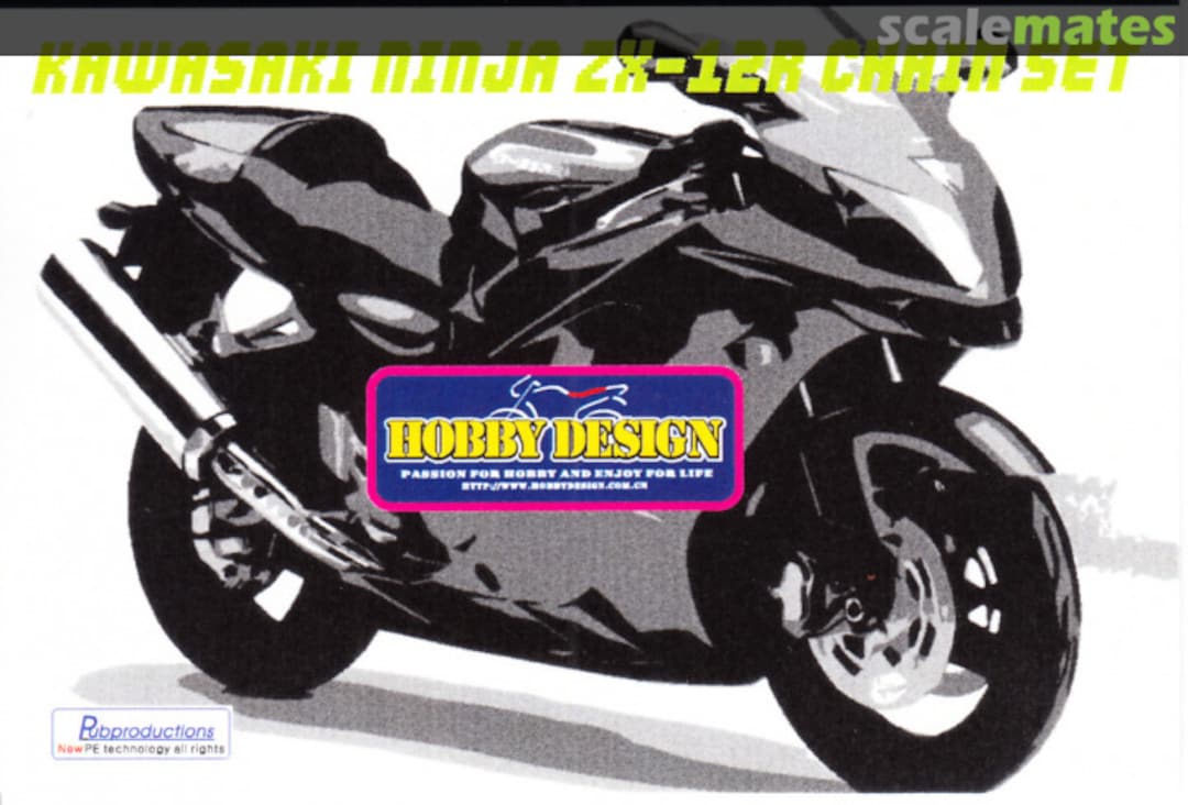 Boxart Kawasaki Zx-12R Ninja Chain Set HD02-0016 Hobby Design Boxart Kawasaki Zx-12R Ninja Chain Set HD02-0016 Hobby Design