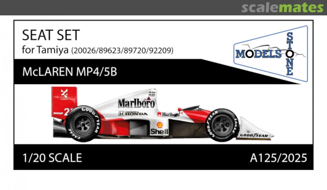 Boxart McLaren MP4/5B Seat Set A125/2025 Stone Models Boxart McLaren MP4/5B Seat Set A125/2025 Stone Models