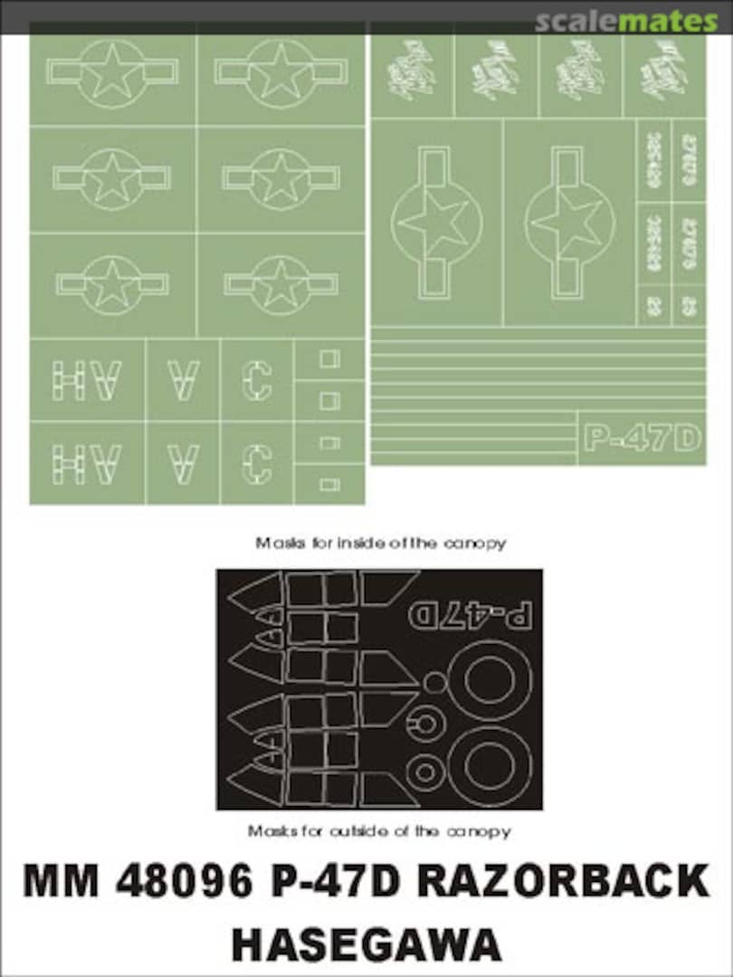 Boxart Republic P-47D Thunderbolt MM48096 Montex Boxart Republic P-47D Thunderbolt MM48096 Montex