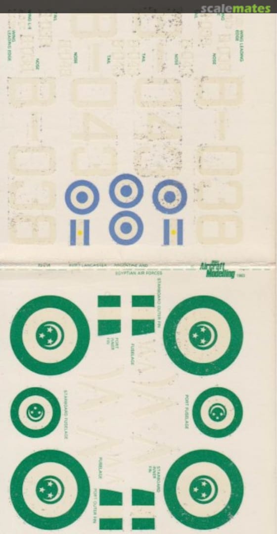 Boxart Avro Lancaster 72-014 Scale Aircraft Modelling Boxart Avro Lancaster 72-014 Scale Aircraft Modelling