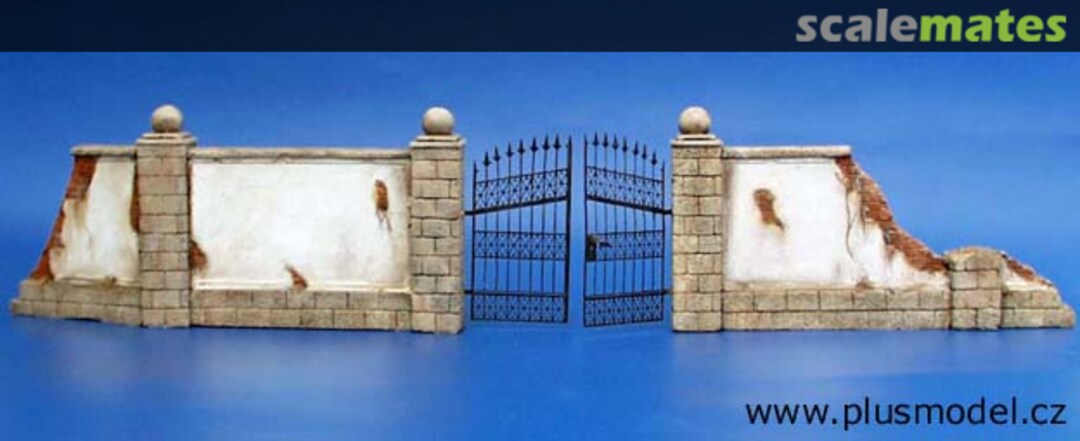 Boxart Wall with Metal Gate 007 PlusModel Boxart Wall with Metal Gate 007 PlusModel