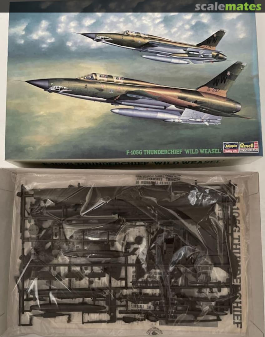 Contents F-105G Thunderchief Wild Weasel 86130 Hasegawa/Revell Monogram Contents F-105G Thunderchief Wild Weasel 86130 Hasegawa/Revell Monogram